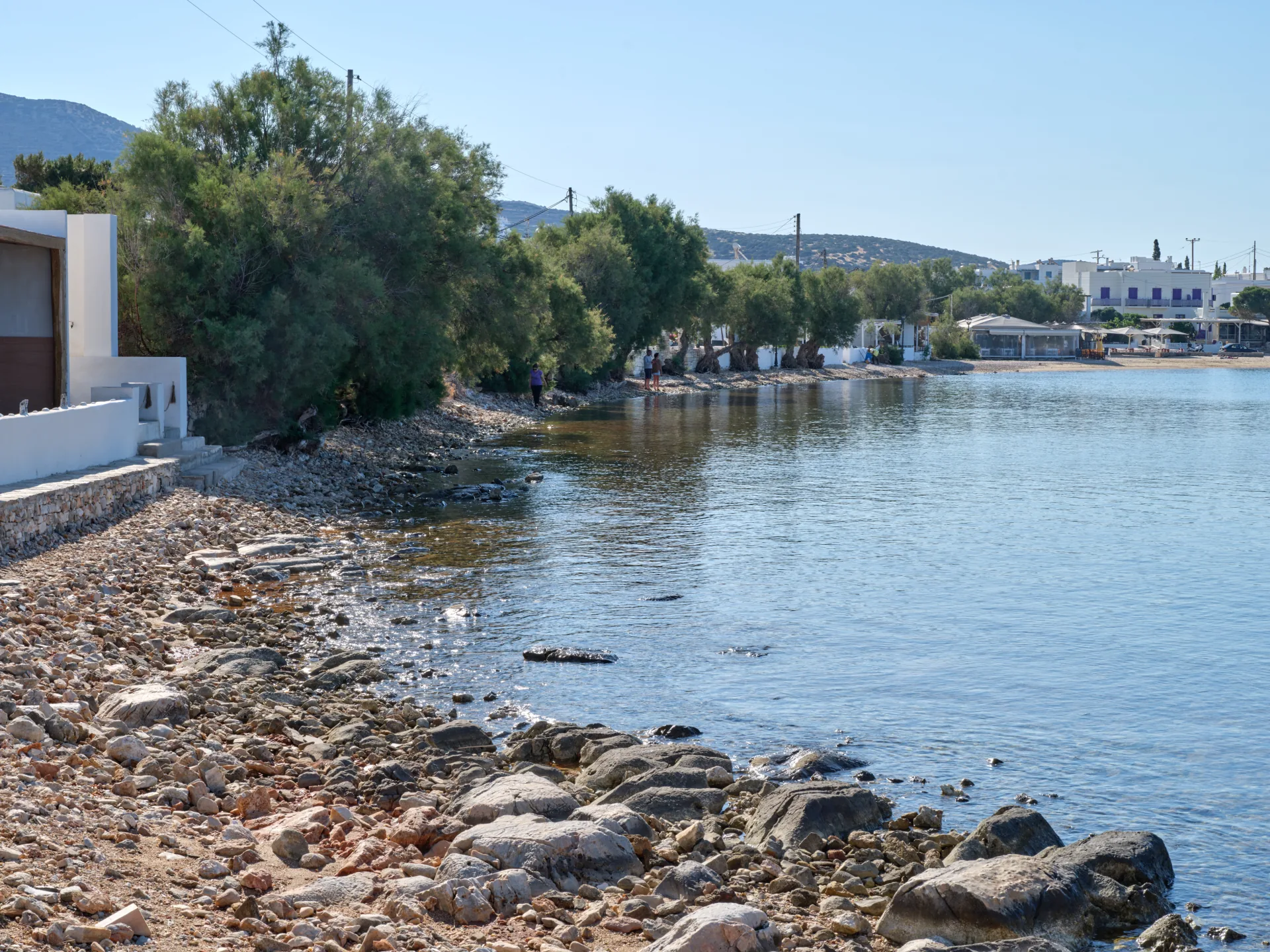 Rocky shoreline beside The SeaTree