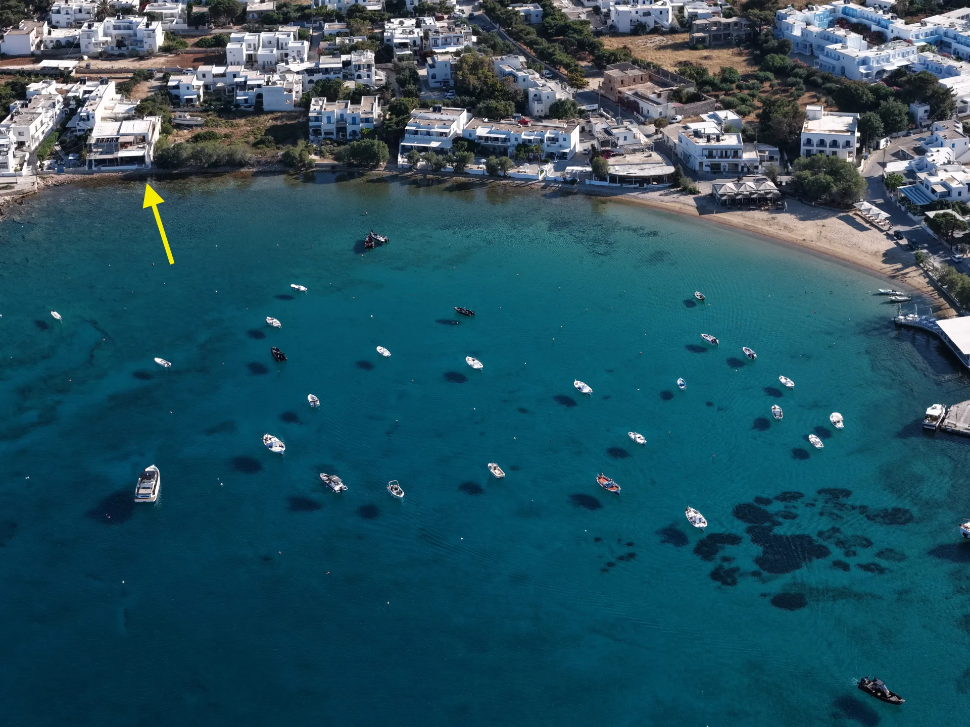 Bay overview with The SeaTree location marked