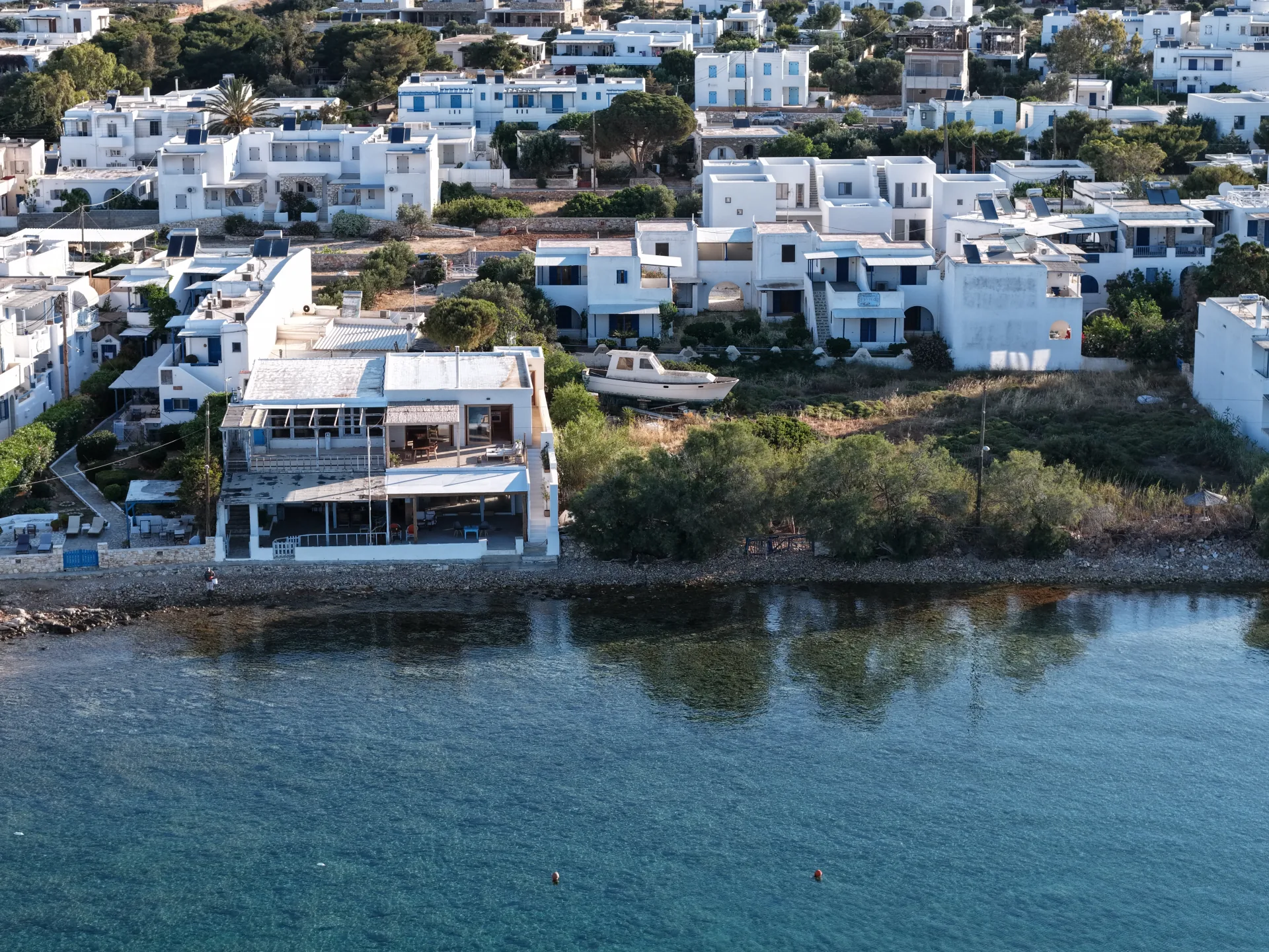 The SeaTree seafront property viewed from the water